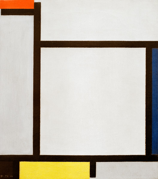 Composition with red…/ 1921 a Piet Mondrian