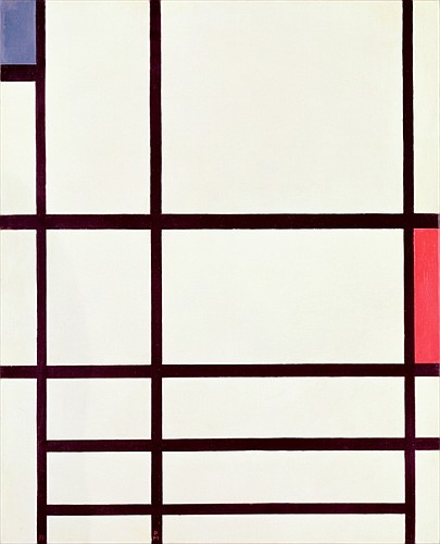 Composition in Red a Piet Mondrian