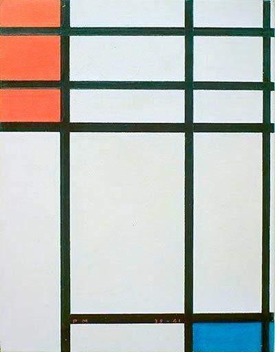 Composition In Red… a Piet Mondrian
