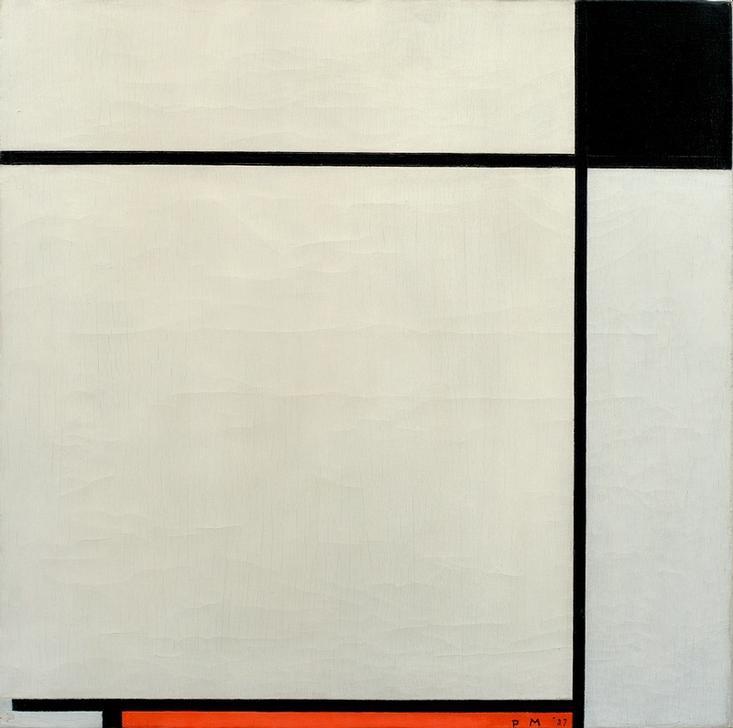 Composition with black…/1927 a Piet Mondrian