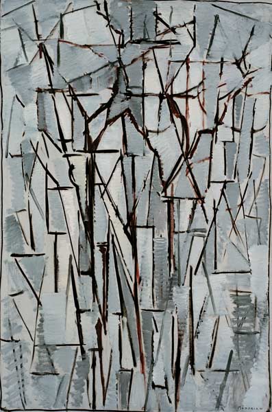 Composition trees II/c. 1912-13 a Piet Mondrian