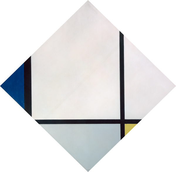 Komposition I a Piet Mondrian