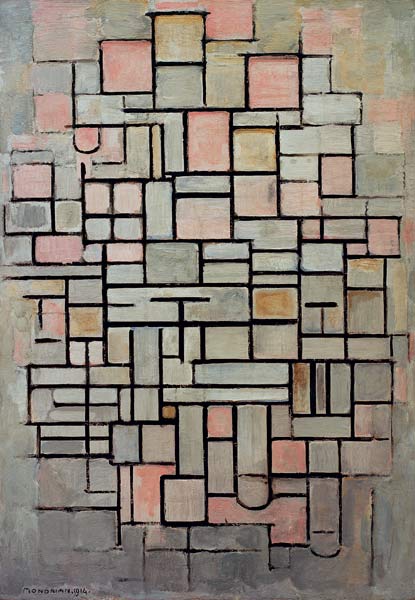 Composition No. IV; 1914 a Piet Mondrian