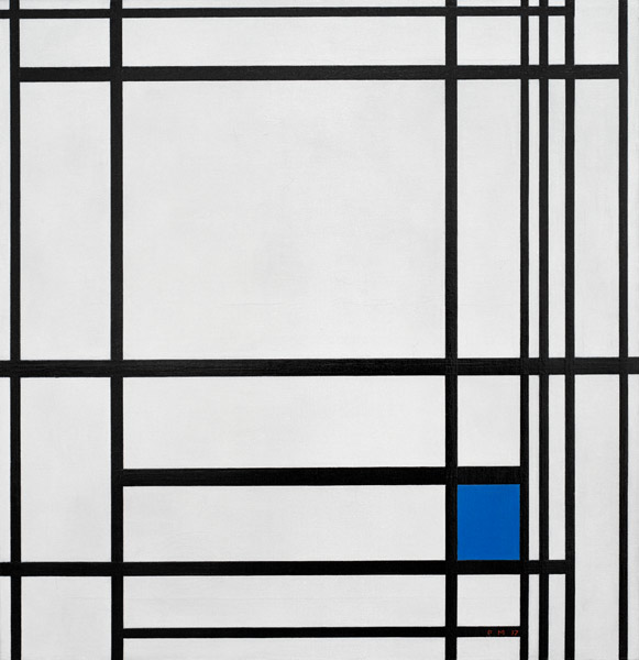 Composition of lines and colour a Piet Mondrian