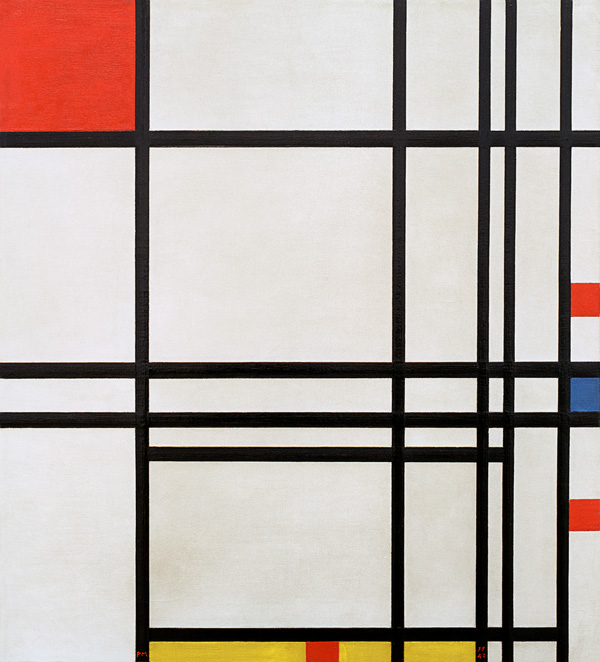 Composition No. 8 a Piet Mondrian