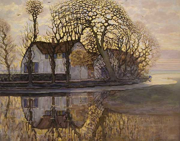 Fattoria vicino Duivendrecht a Piet Mondrian