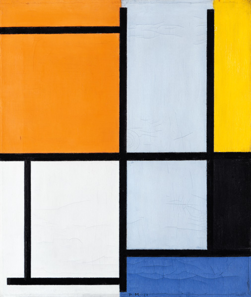 Tableau 3 with orange…/ 1921 a Piet Mondrian