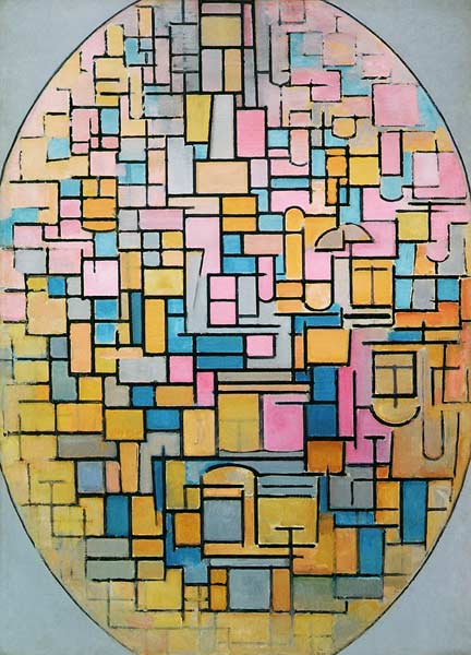 Tableau III: Composition in Oval a Piet Mondrian