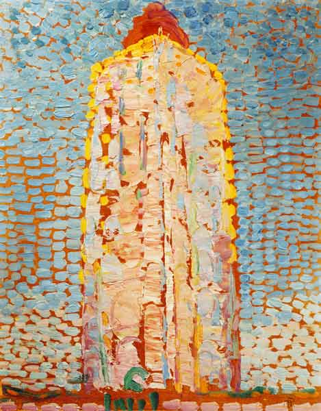 Leuchtturm (in Westkapelle?) a Piet Mondrian