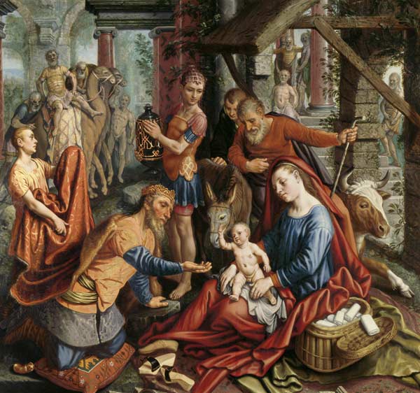 The Adoration of the Magi a Pieter Aertsen