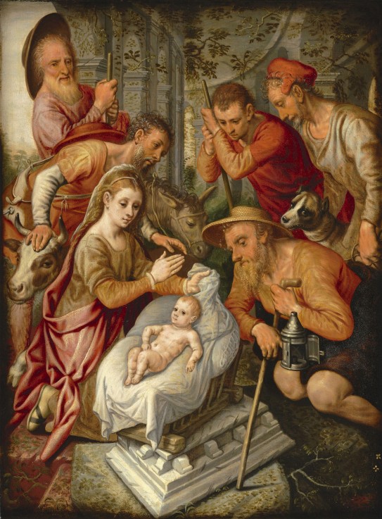 The Adoration of the Shepherds a Pieter Aertsen