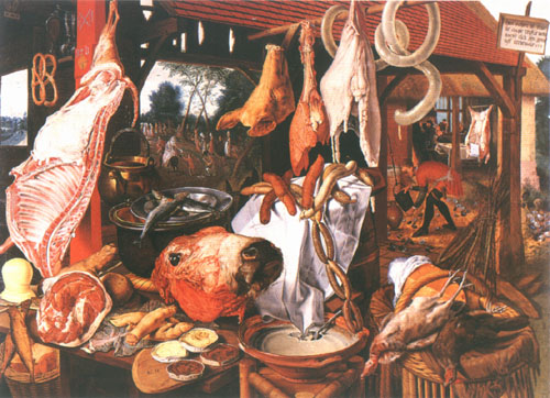The butcher shop a Pieter Aertzen
