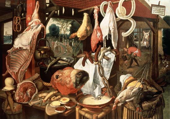 The Meat Stall a Pieter Aertzen