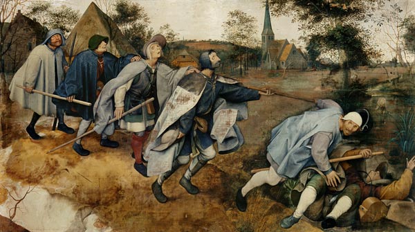 The parable of the blind men a Pieter Brueghel il Vecchio