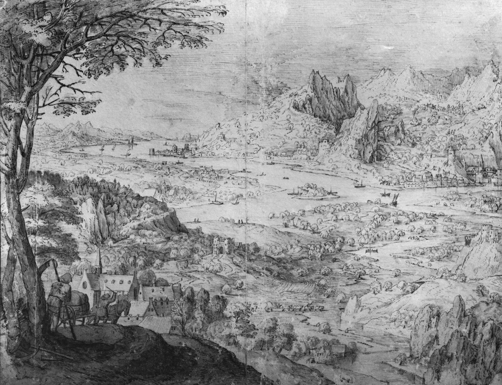 Landscape a Pieter Brueghel il Vecchio