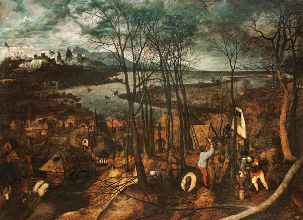 The gloomy day a Pieter Brueghel il Vecchio