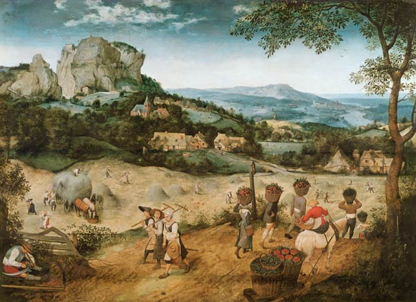 The hay harvest a Pieter Brueghel il Vecchio