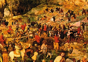 Kreuztragung Christi. (part) a Pieter Brueghel il Vecchio