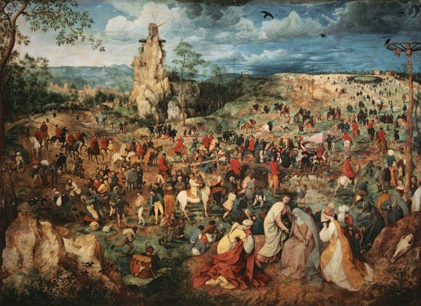 Carrying the Cross a Pieter Brueghel il Vecchio