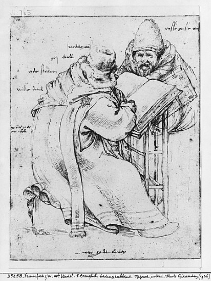 Two Rabbis a Pieter Brueghel il Vecchio
