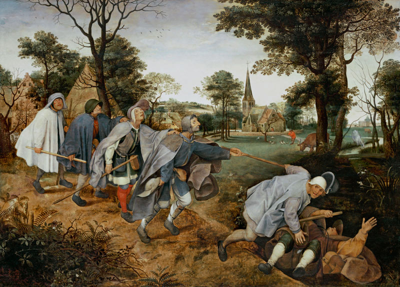 La parable des aveugles Wood a Pieter Brueghel il Giovane