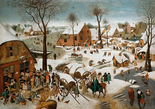 Census in Bethlehem , Brueghel t.Y a Pieter Brueghel il Giovane