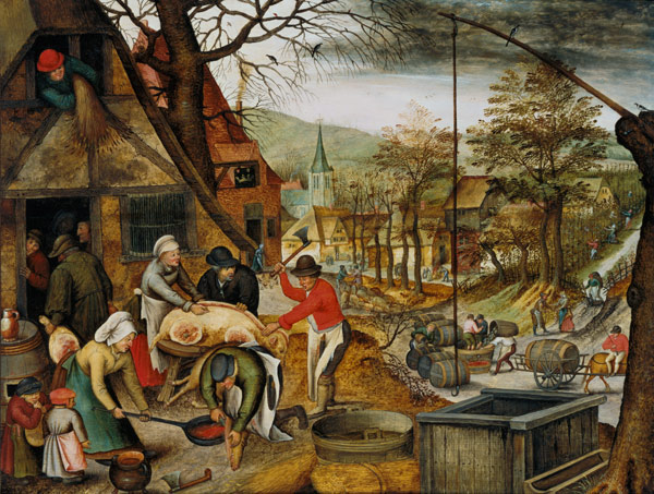 Allegory of Autumn (panel) a Pieter Brueghel il Giovane
