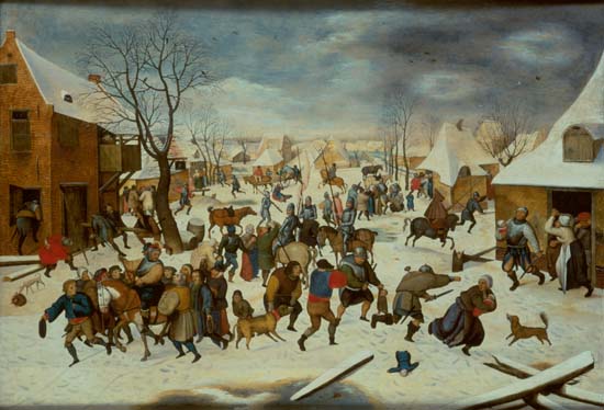 L'omicidio del bambino di Betlemme a Pieter Brueghel il Giovane