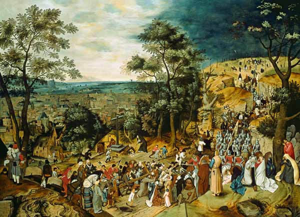 Christ on the Road to Calvary a Pieter Brueghel il Giovane