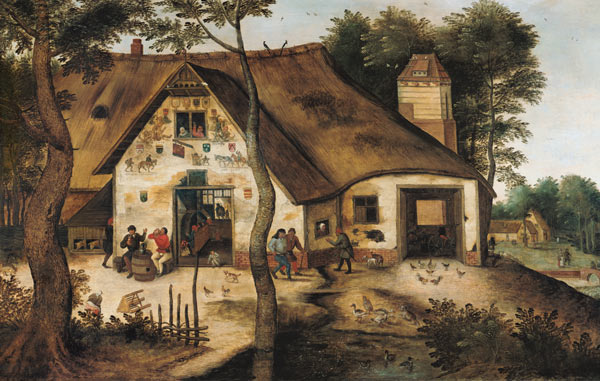 The pub of St. Michel a Pieter Brueghel il Giovane