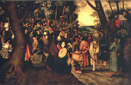 The Sermon of John the Baptist a Pieter Brueghel il Giovane