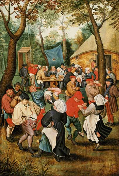 The Wedding Feast a Pieter Brueghel il Giovane