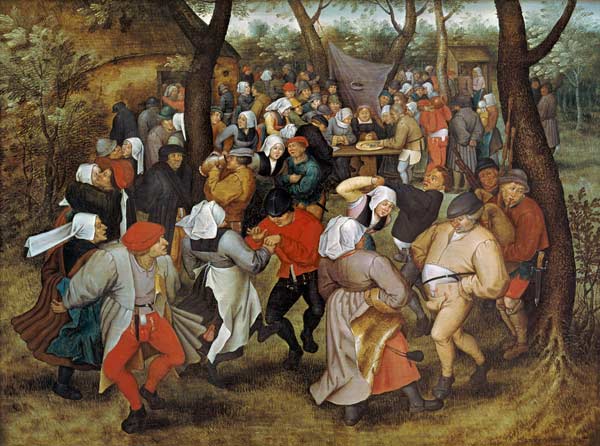 The Wedding Dance a Pieter Brueghel il Giovane