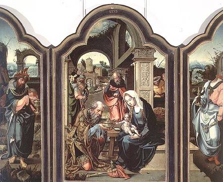 Adoration of the Magi a Pieter Coecke van Aelst