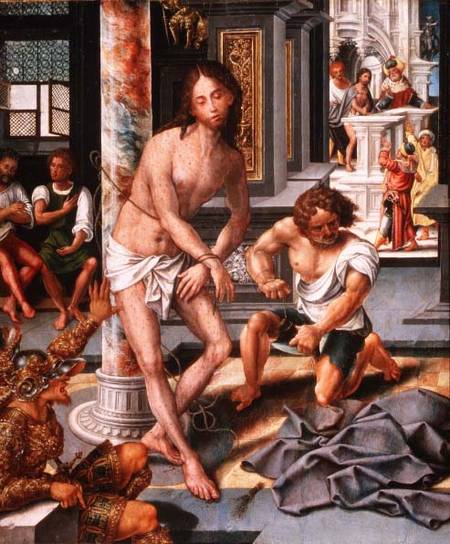 The Flagellation a Pieter Coecke van Aelst