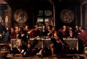 The last Holy Communion. a Pieter Coecke van Aelst