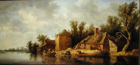 River landscape a Pieter de Neyn