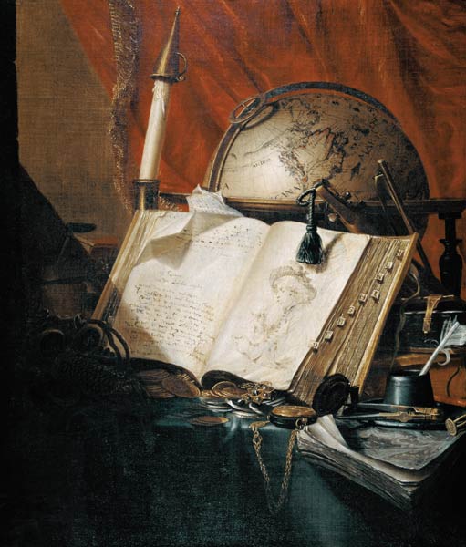 A Vanitas Still Life a Pieter de Ring