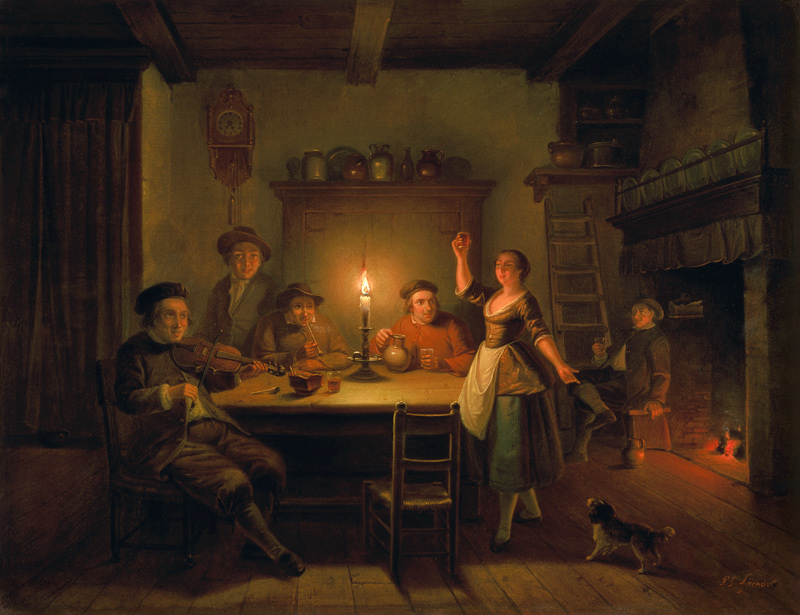Lounge at candlelight. a Pieter Geerard Sjamaar