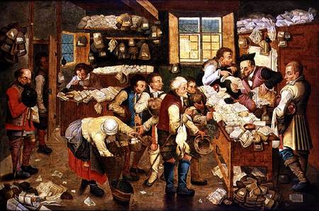 The Collector of Tithes a Pieter Brueghel III (figlio di P.B Il giovane)