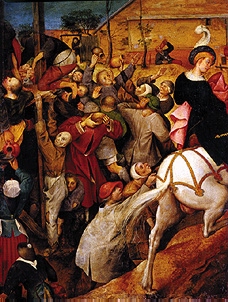The feast of St. Martin (fragment) a Pieter Brueghel III (figlio di P.B Il giovane)