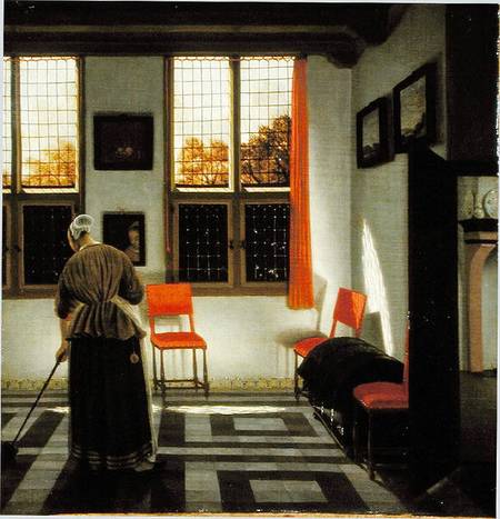 A Dutch Interior a Pieter Janssens