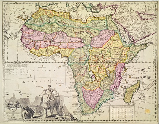 Map of Africa a Pieter Schenk
