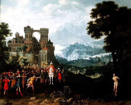 The Martyrdom of St. Sebastian a Pieter Schoubroeck