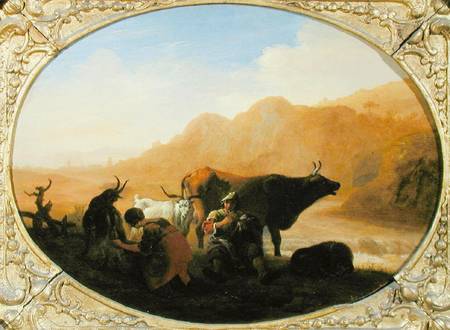 The Shepherds a Pieter van Laer