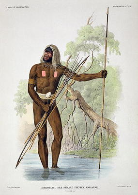 Native of Princess Marianna Strait, from 'Verhandelingen over de Natuurlijke Geschiedenis der Nederl a Pieter van Oort