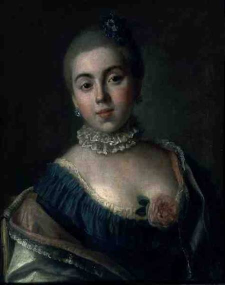 Portrait of Princess Ekaterina Golitsyna a Pietro Antonio Conte Rotari