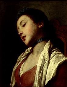 Slumbering girl a Pietro Antonio Conte Rotari