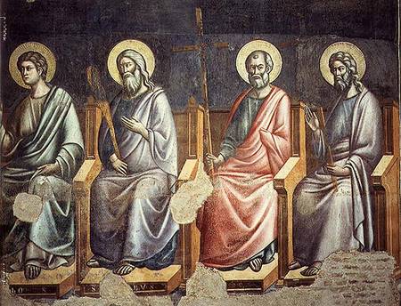 Apostles, detail from the Last Judgement a Pietro Cavallini