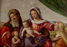 Madonna with the child, the Johannesknaben and the hll.Katharina and Zacharias.